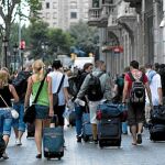 Turistas en Barcelona. Foto: Efe