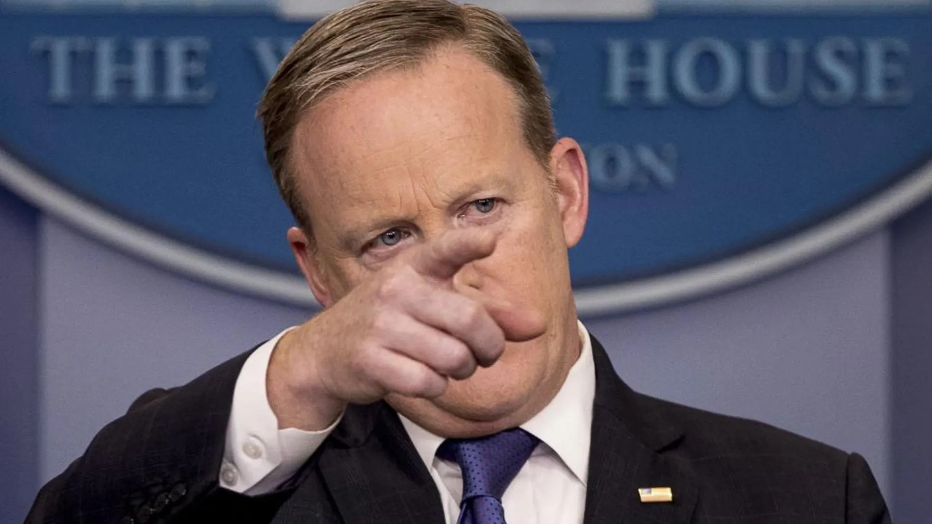 El portavoz de la Casa Blanca, Sean Spicer.