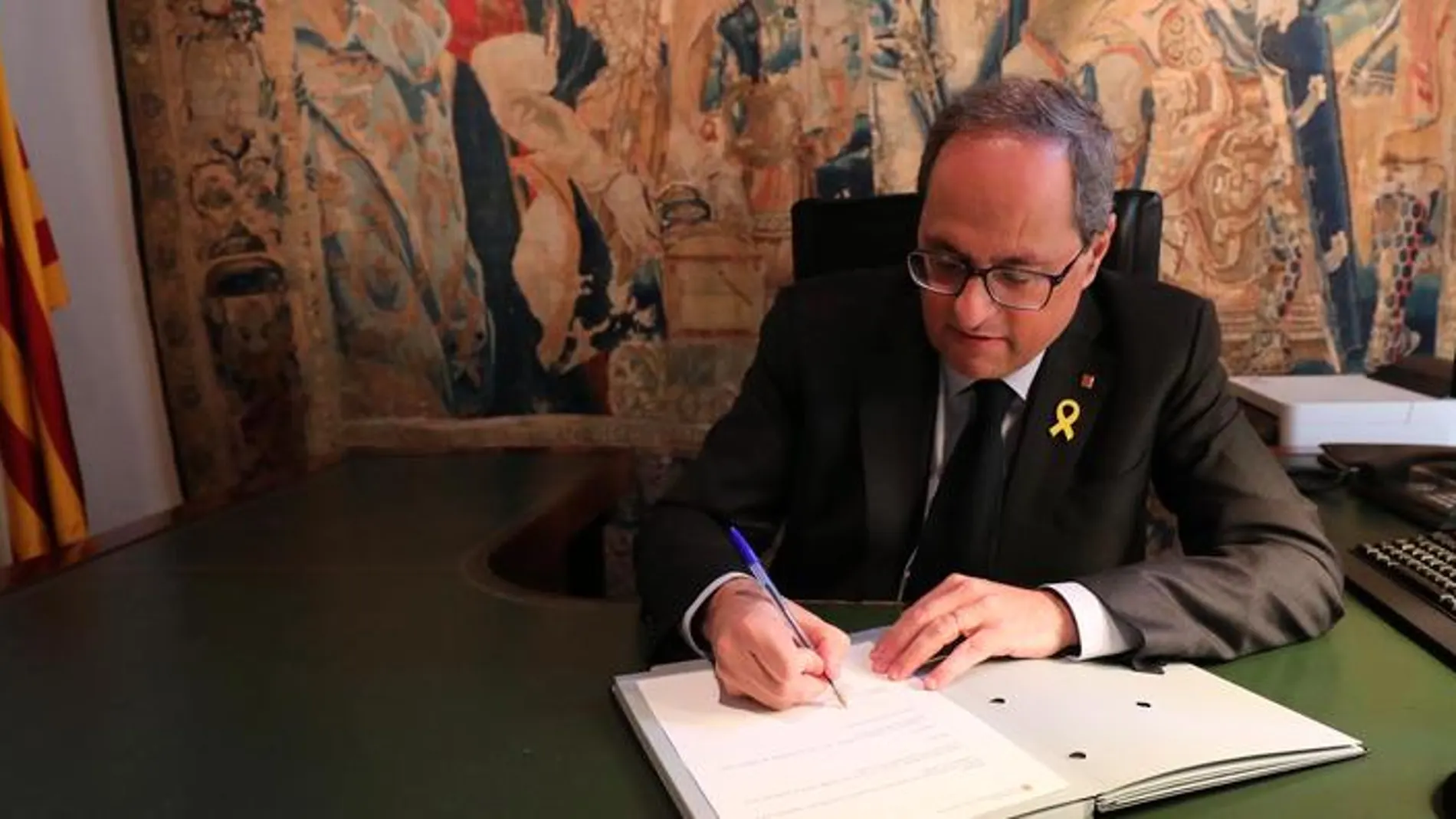 El president ha firmado esta mañana el decreto de nombramiento de las nuevas conselleras