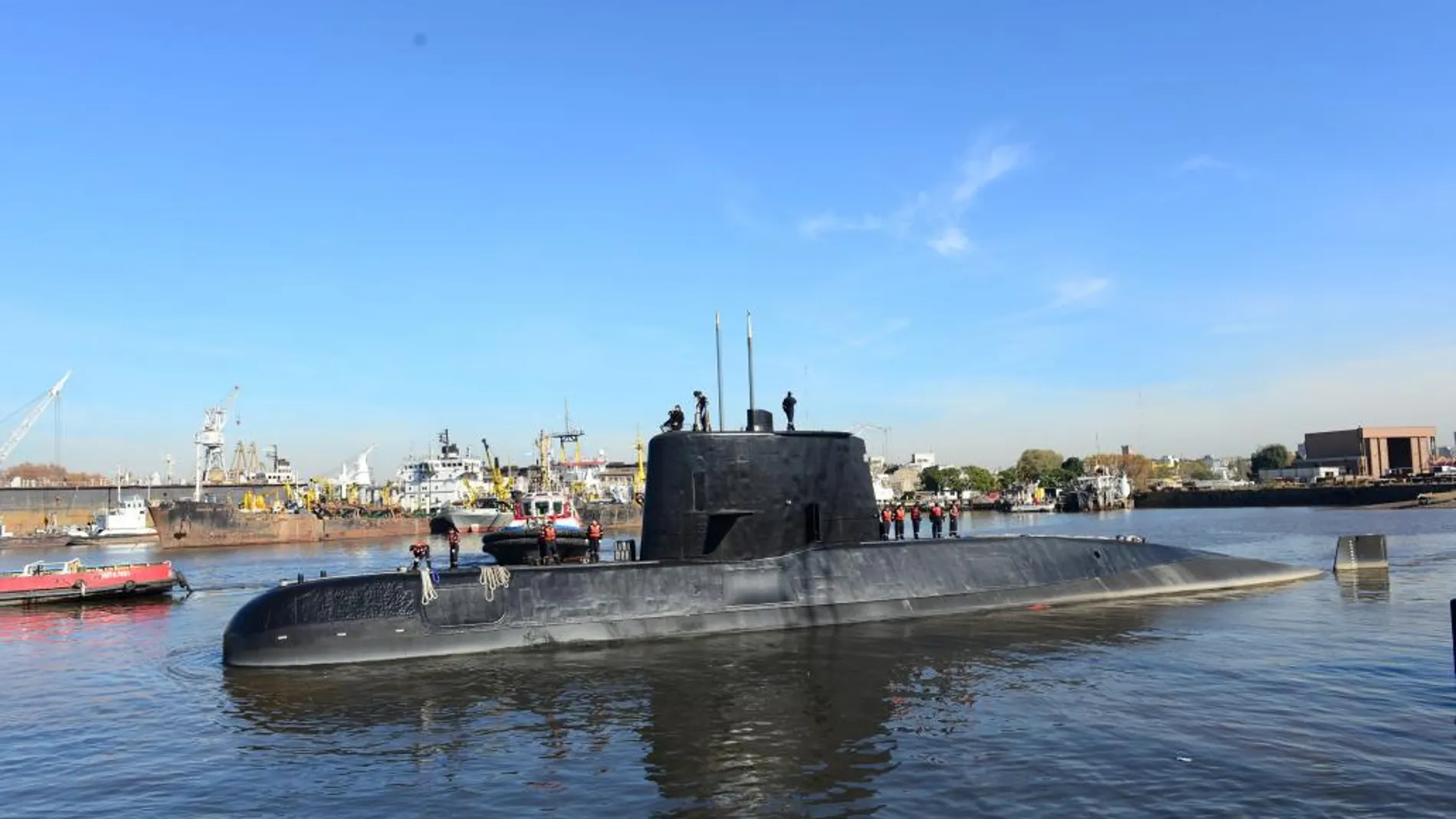 Imagen del submarino tomada el 2 de junio de 2014.