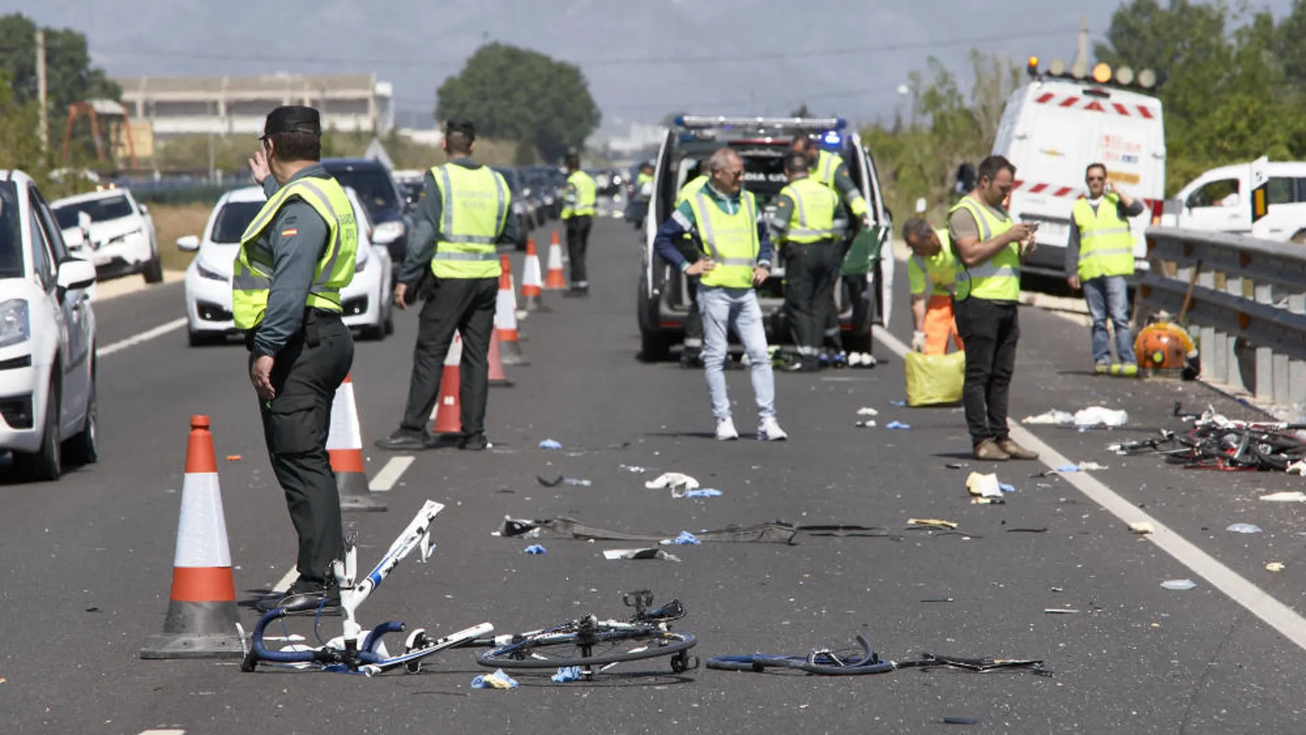 Accidente de la semana pasada en Oliva (Valencia)