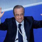 Florentino Pérez en la Asamblea del Real Madrid