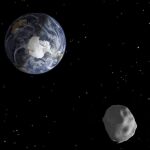 Un asteroide cerca de la Tierra