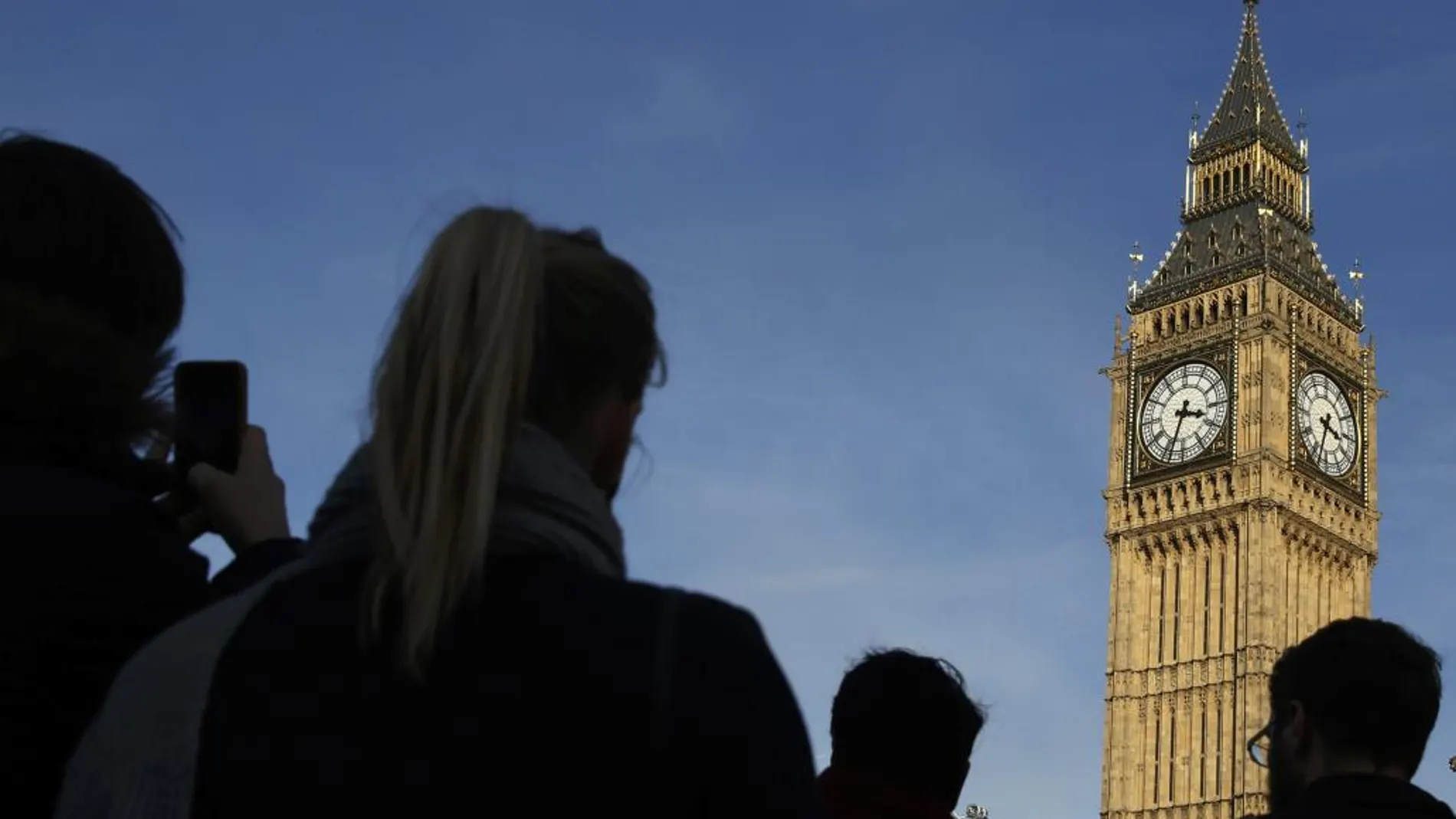 Turistas en Londres, en una imagen tomada este mes de febrero