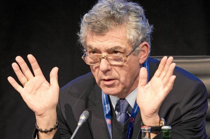 Ángel María Villar, en una de las últimas reuniones de la FIFA