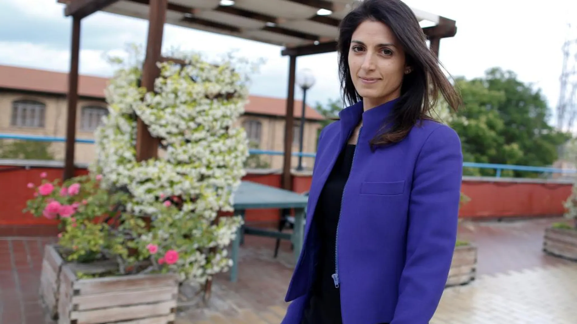 Virginia Raggi, del Movimiento Cinco Estrellas