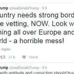  Trump reafirma que el veto a inmigrantes no es una «prohibición contra musulmanes»