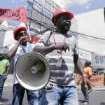 Trabajadores protestan en Panamá contra la corrupción promovida por Odebrecht
