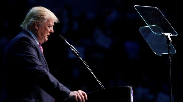El candidato republicano a la Casa Blanca, Donald Trump