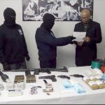 Imagen de archivo de 2014 en el que se realizó el primer desarme simulado de la banda terrorista ante ojeadores internaciones