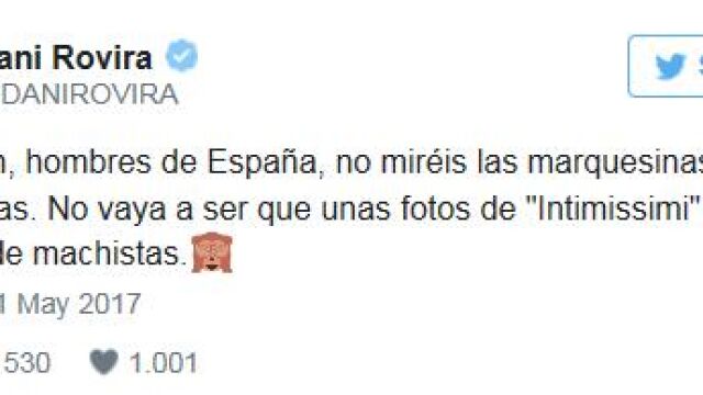 Dani Rovira, última víctima de la corrección política