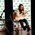 Miriam Fernández durante su intervención