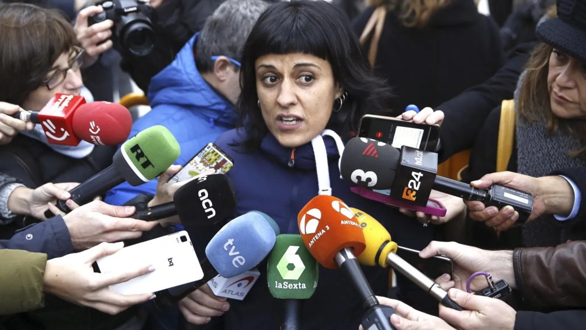 La portavoz de la CUP en el Parlament de Cataluña, Anna Gabriel