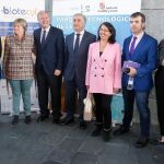 El alcalde de León, Antonio Silván, asiste a la jornada de puertas abiertas de Biotecyl, junto a su vicepresidente, José Luis Barredo