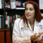 La hasta ahora ministra de Salud, Antonieta Caporales.