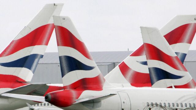 Aviones de la compañía British Airways