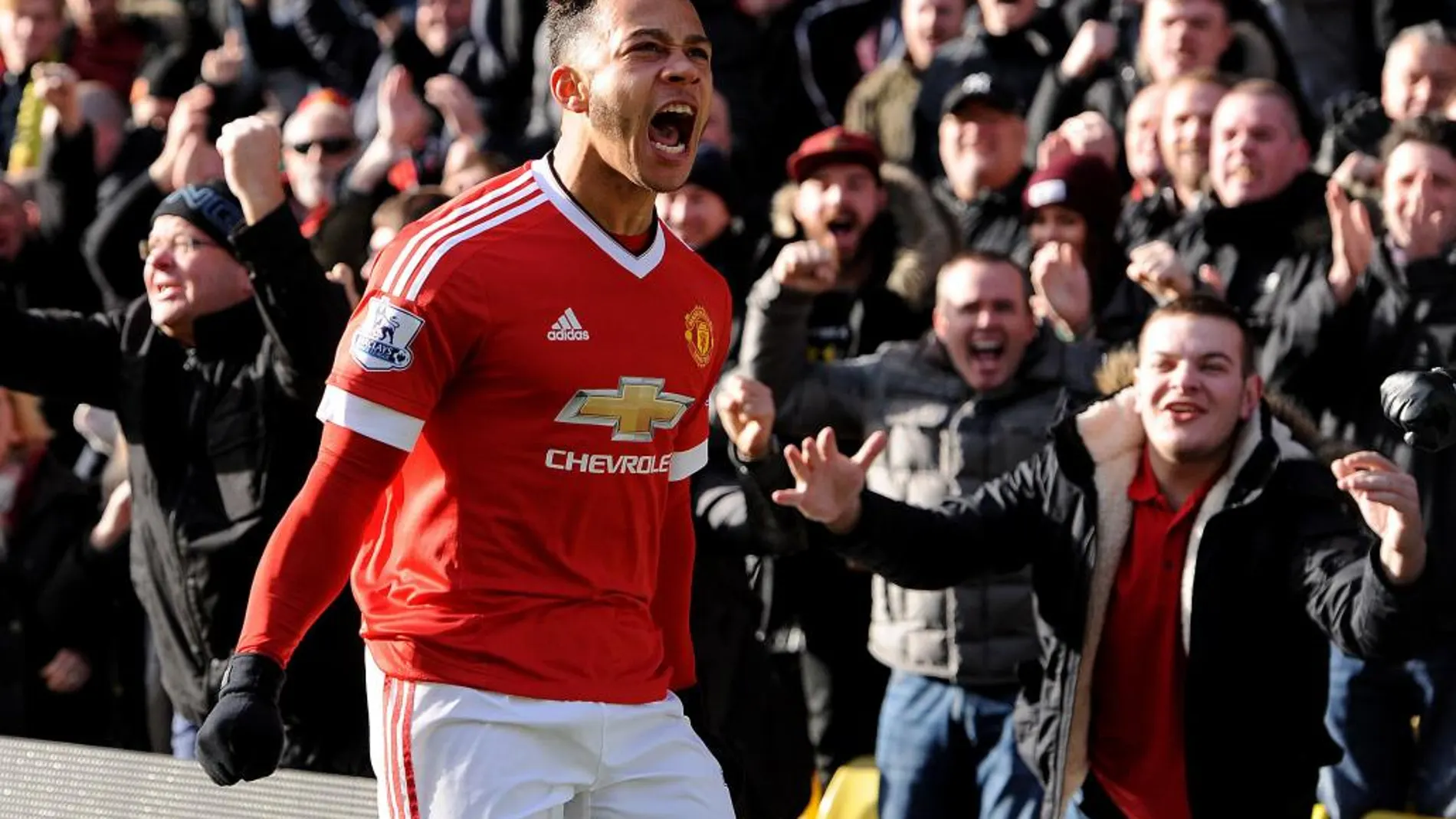 El jugador del Manchester United Memphis Depay