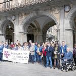 Minuto de silencio que se llevaba a cabo en la Plaza Mayor de Salamanca