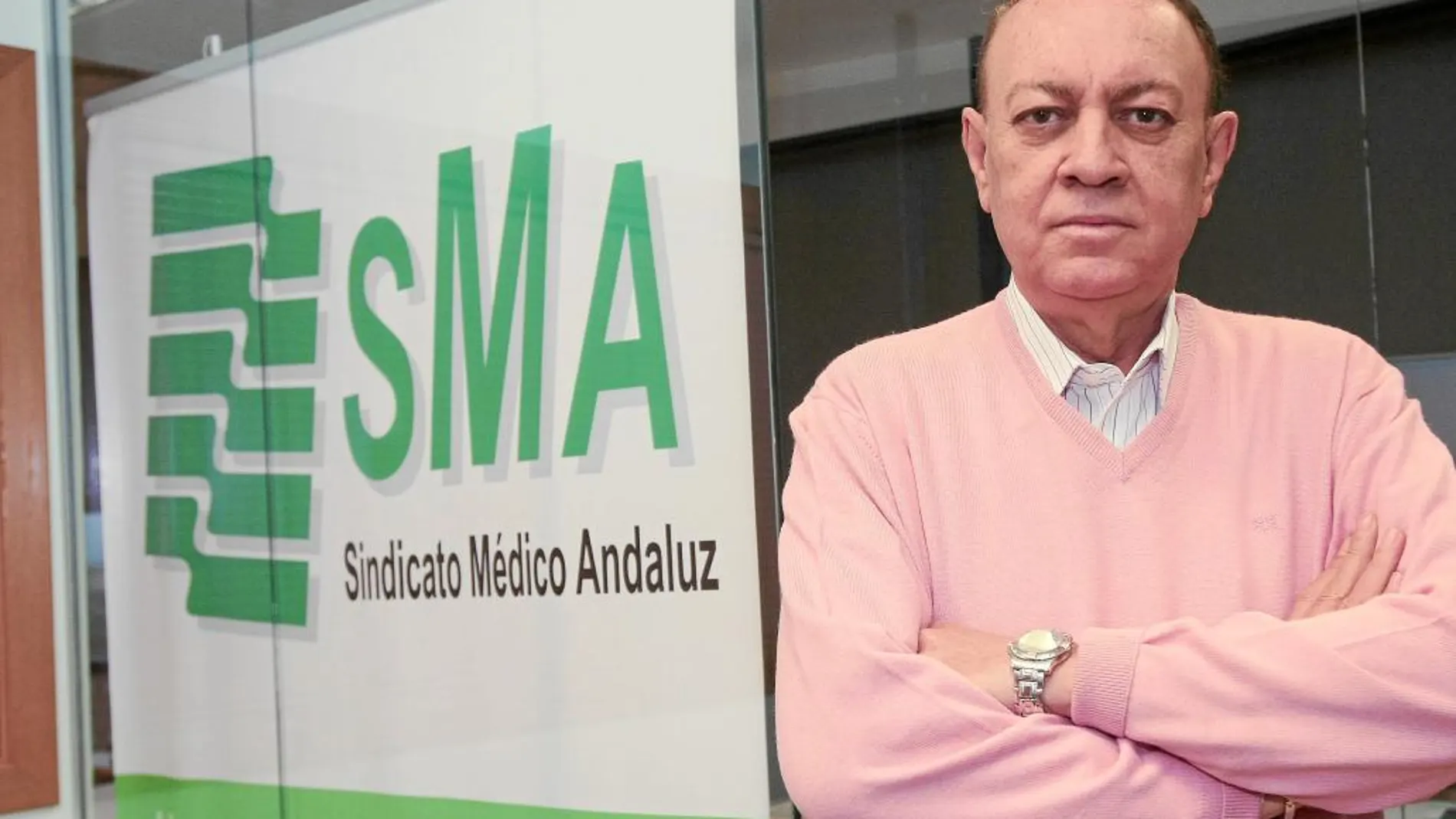 Antonio Rico, presidente del Sindicato Medico Andaluz