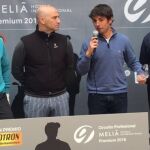 Jordi García del Moral, recibiendo el premio
