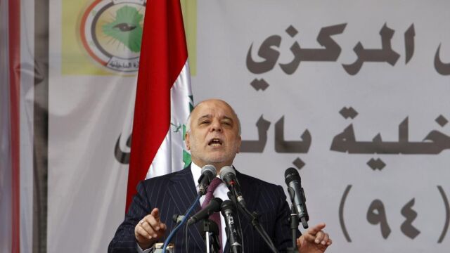 El primer ministro iraquí, Haider al-Abadi.