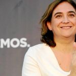 La alcaldesa de Barcelona, Ada Colau, líder de los «comunes» y referencia de Podemos en Cataluña, en una imagen de archivo