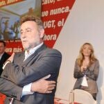Francisco Fernández, tras haber sido elegido nuevo líder de UGT-A