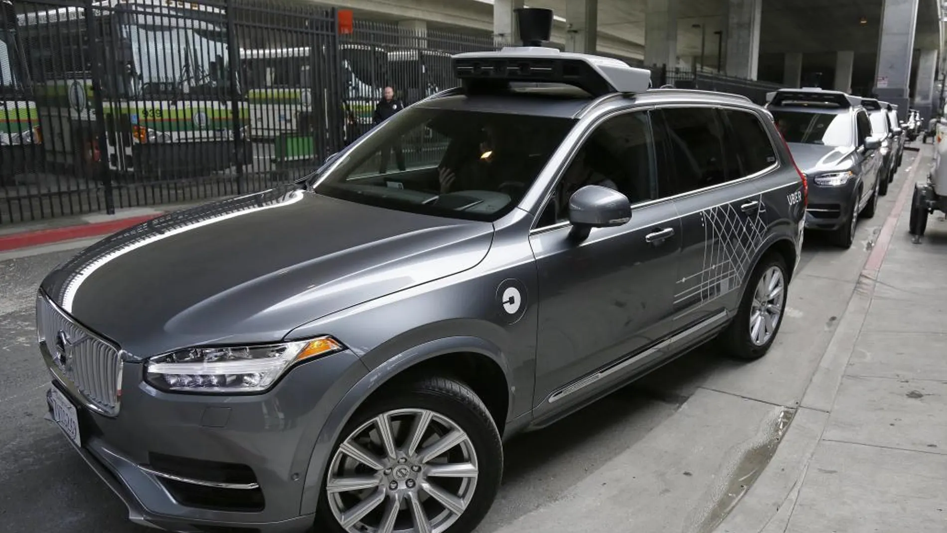 Uno de los vehículos autónomos de Uber en pruebas