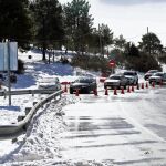 Varios coches atrapados en Navacerrada