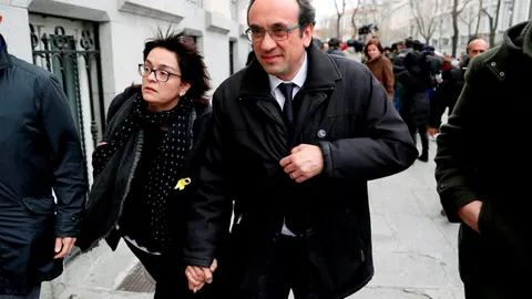 El exconseller Josep Rull (d), en una imagen de archivo
