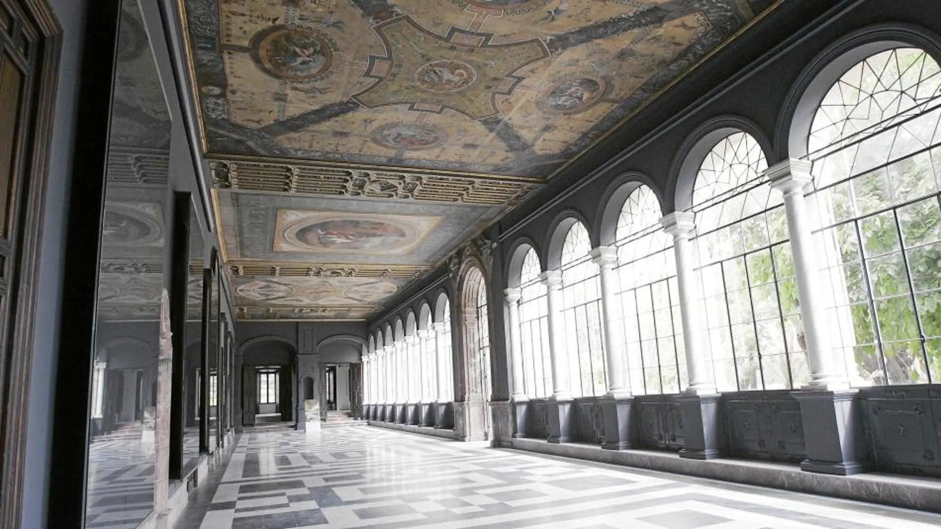 Vista del interior de un área del palacio de San Telmo, sede del Gobierno regional