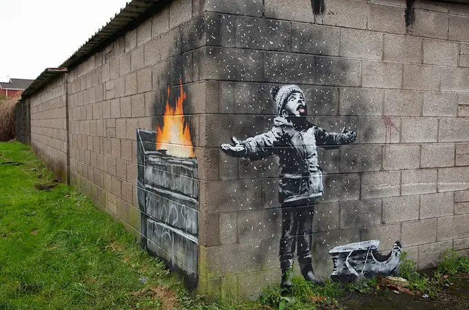 El Banksy en el garaje que ha hecho millonario a un obrero