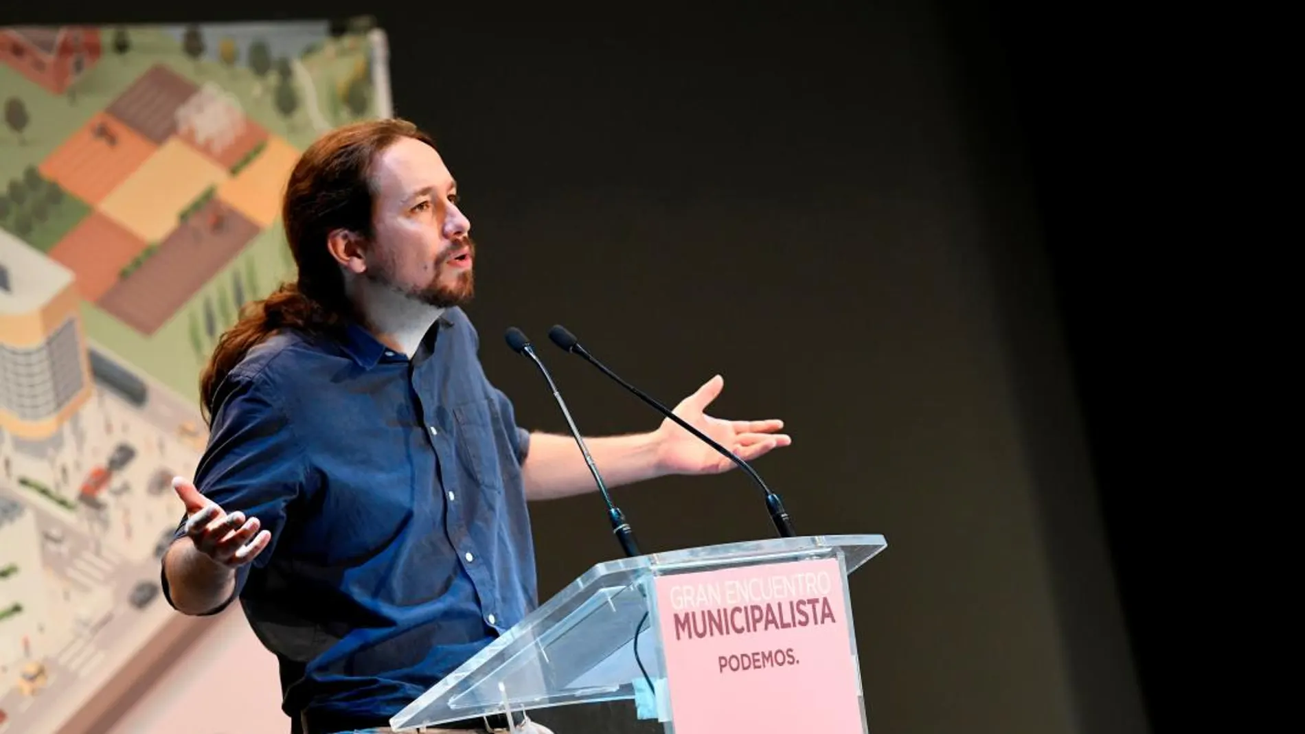 El líder de Podemos, Pablo Iglesias. Foto: Efe / Víctor Lerena