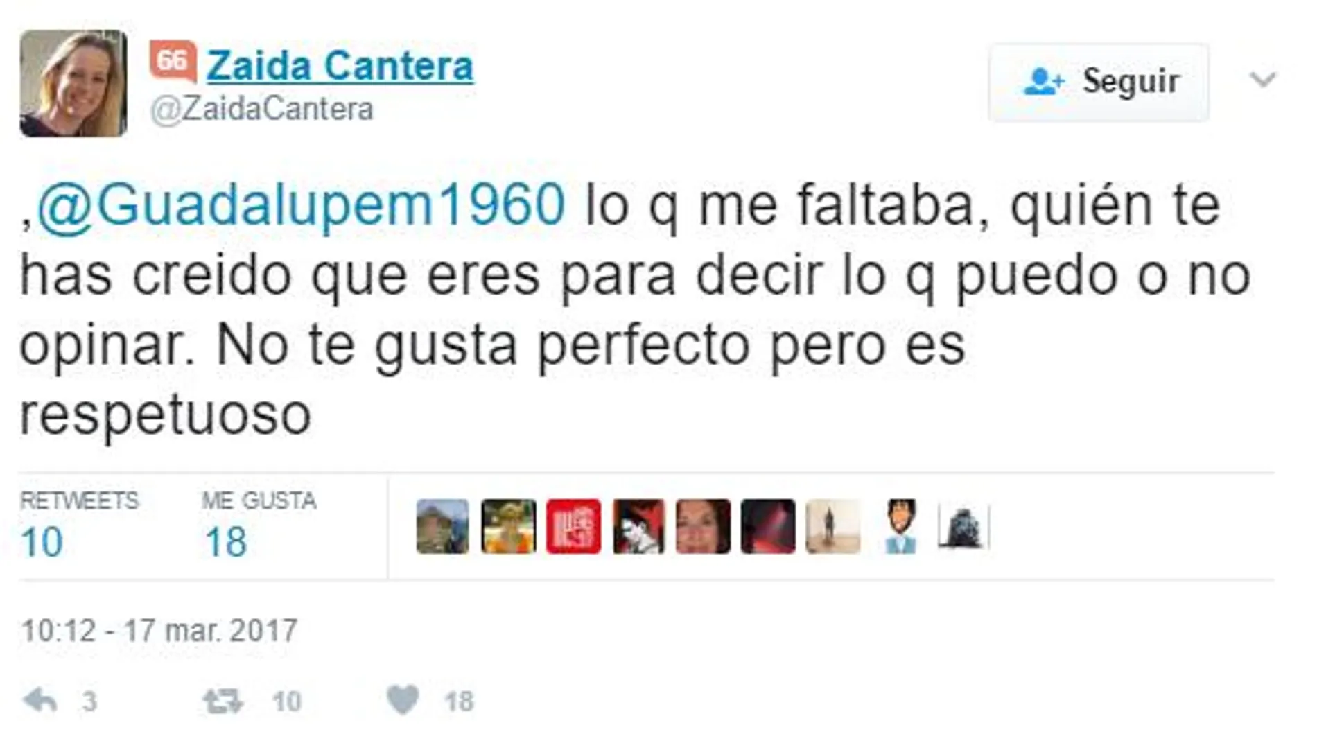 Zaida Cantera se enzarza en Twitter con otra diputada del PSOE: «¿Cómo has acumulado tanto odio?»