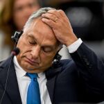 El primer ministro húngaro, Viktor Orban, durante el pleno del Parlamento Europeo (PE)/Foto: Efe