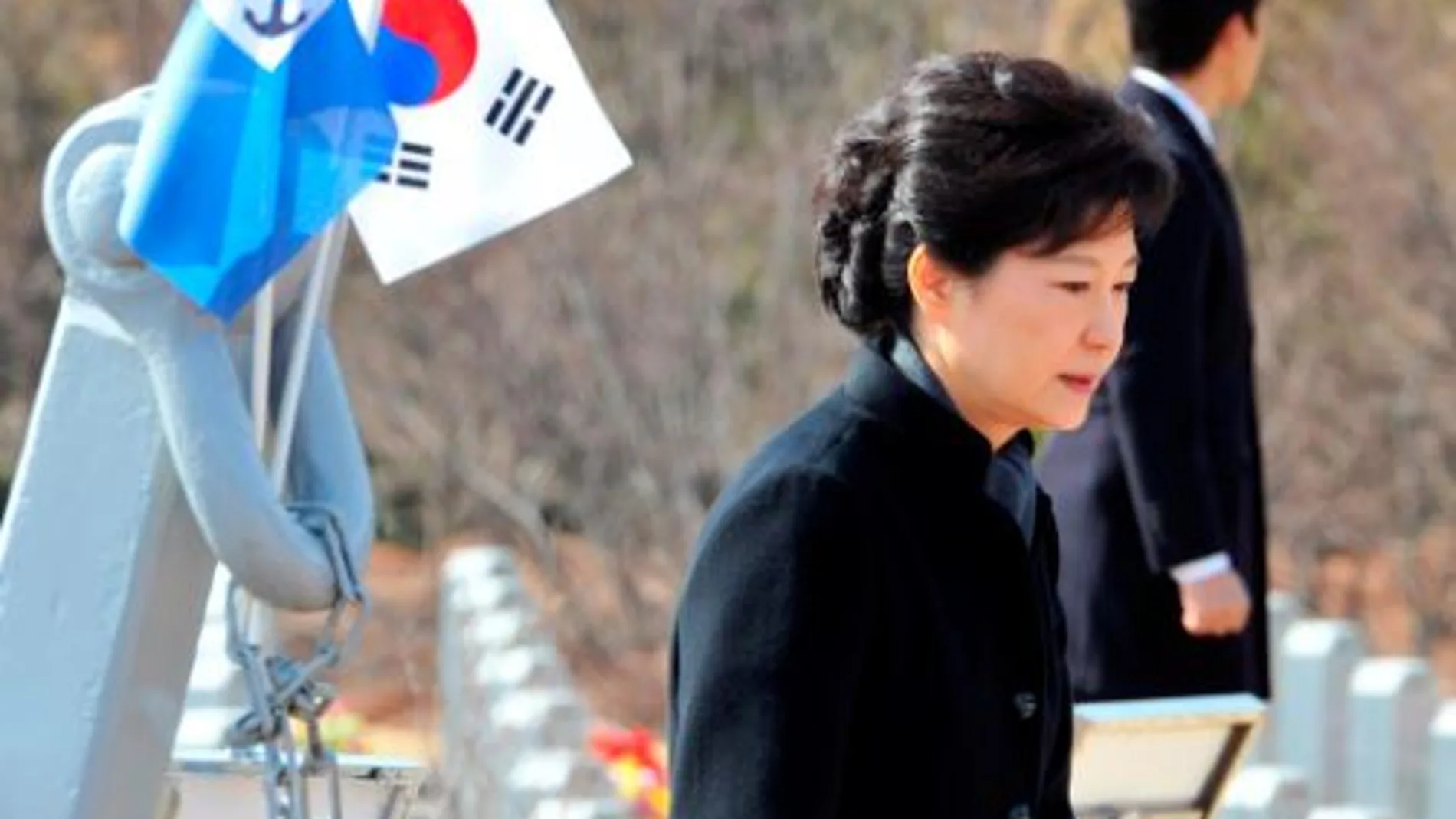 Imagen de archivo de la expresidenta surcoreana Park Geun Hye