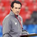 Unai Emery, en Sant Jakob Park, en Basilea, donde se disputará la final