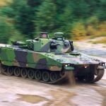 Imagen de un tanque del ejército sueco