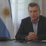 El presidente de Argentina, Mauricio Macri, participa de un encuentro con periodistas españoles en su residencia de Olivos en Buenos Aires (Argentina).