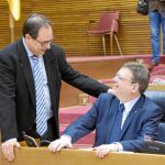El conseller Soler recibió la felicitación del presidente Puig