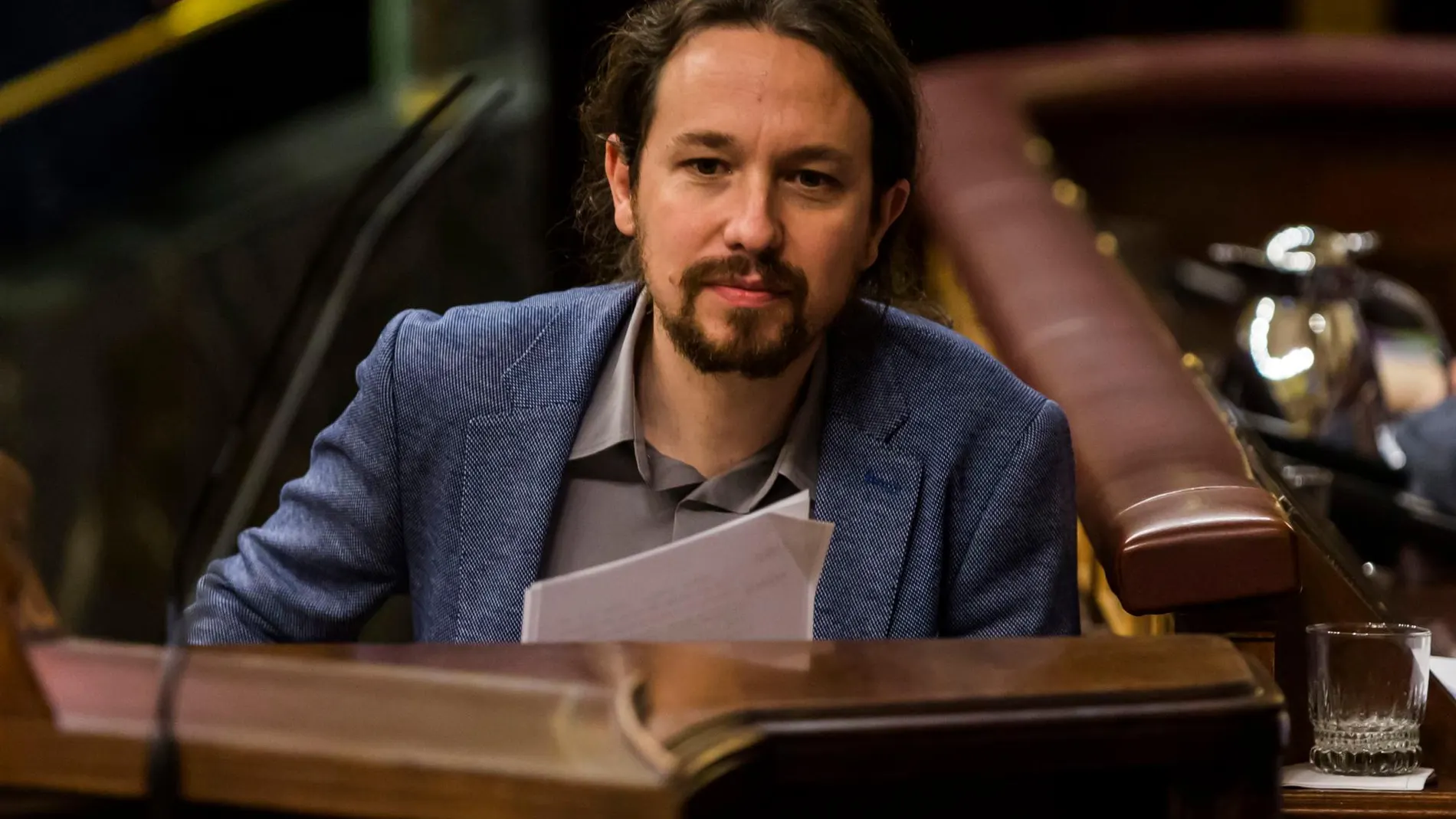 El secretario general de Podemos, Pablo Iglesias / Foto: Alberto R. Roldán
