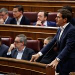 La bancada de Ciudadanos durante una sesión de Control en el Congreso