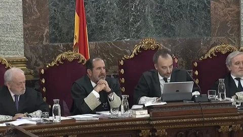 El juez Marchena durante el juicio del “procés”