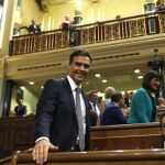Sánchez inicia su discurso