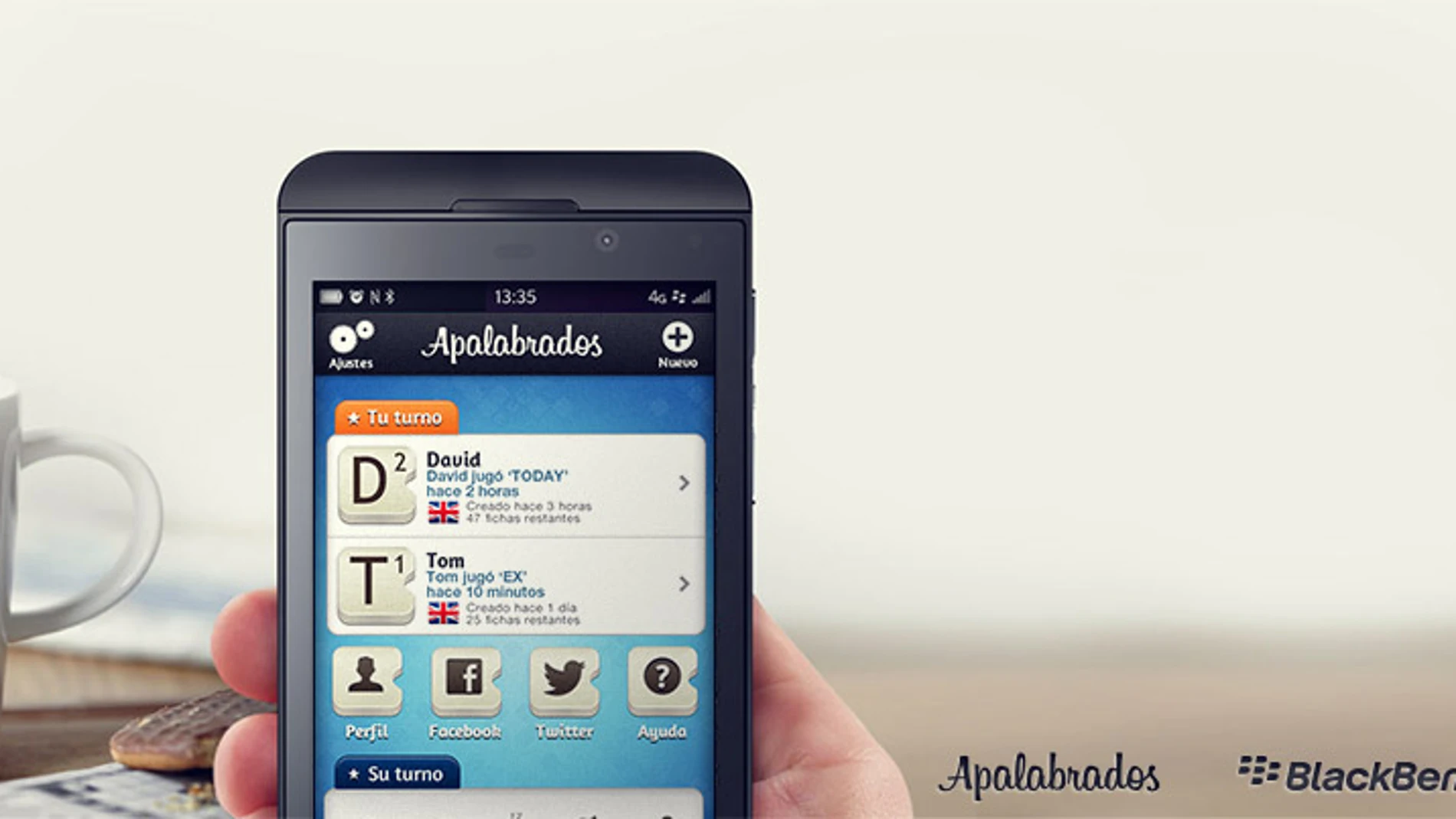 Apalabrados llega a BlackBerry10