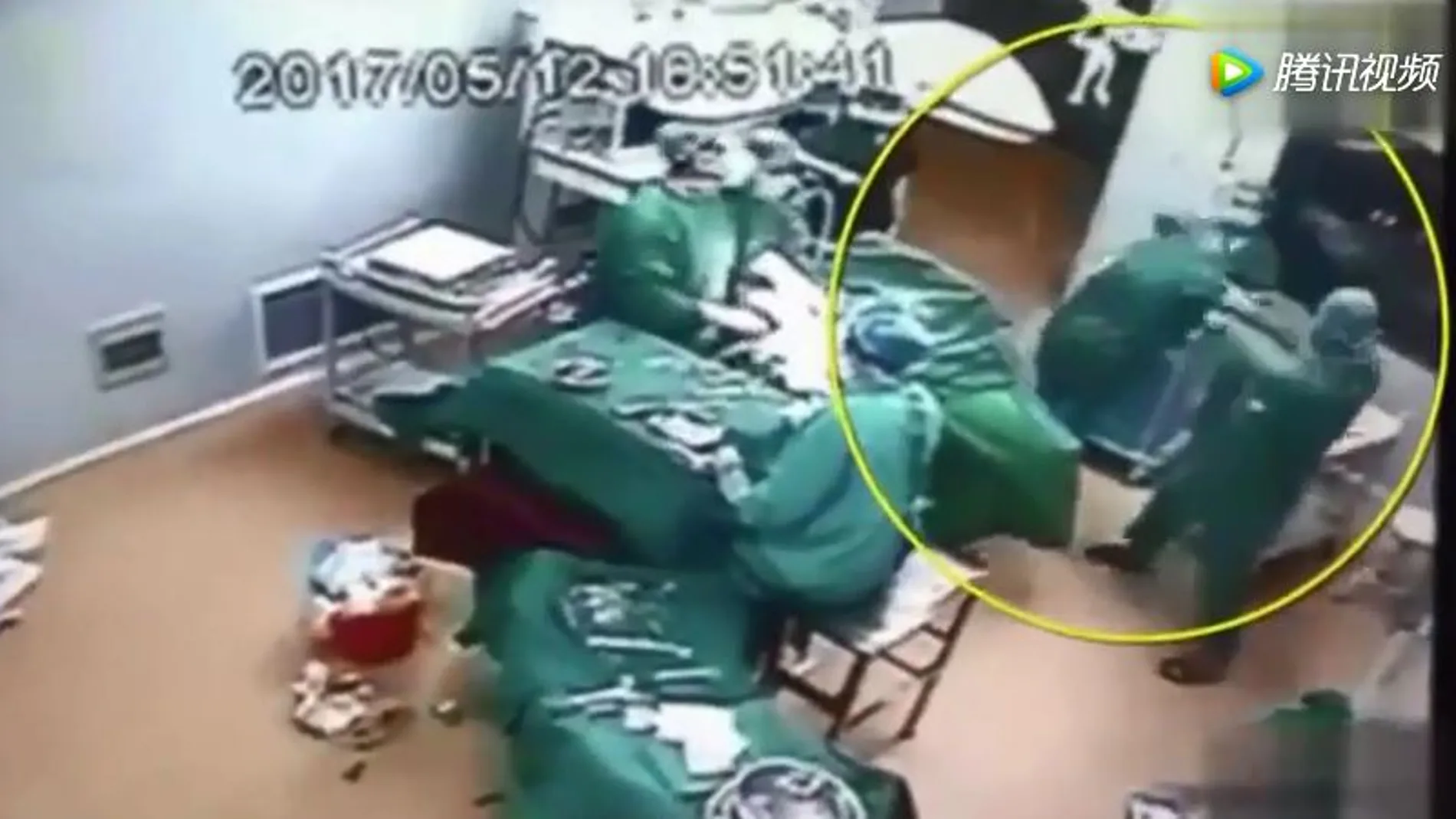 Momento en el que comienza la pelea