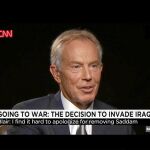 El ex primer ministro de Reino Unido, durante la entrevista en la CNN