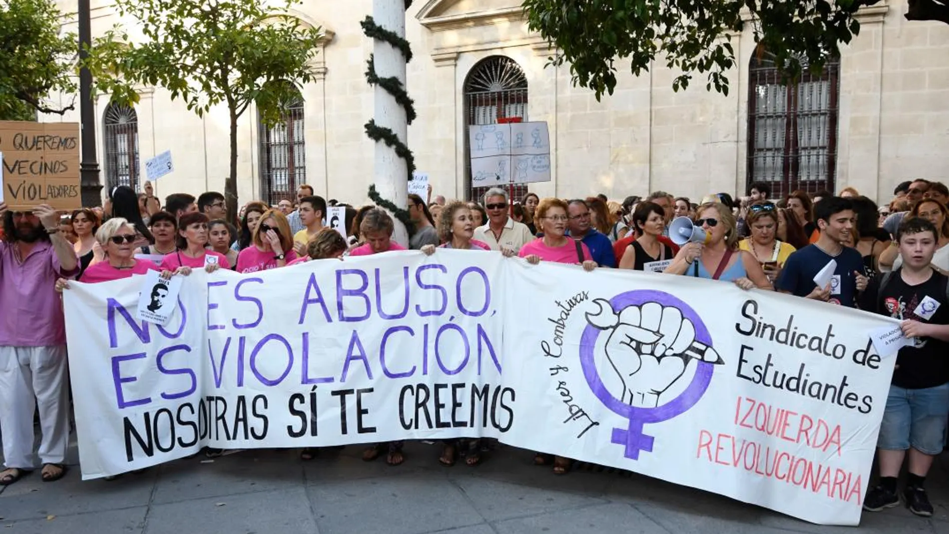 Manifestación contra la sentencia de «La Manada»