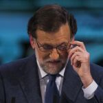 Mariano Rajoy estuvo ayer en Vitoria, donde clausuró el XV Congreso del PP en el País Vasco