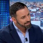 El presidente de Vox, Santiago Abascal, durante la entrevista en Espejo Público